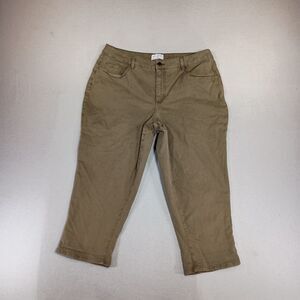 Lane Bryant Tan Ankle & Cropped Jeans